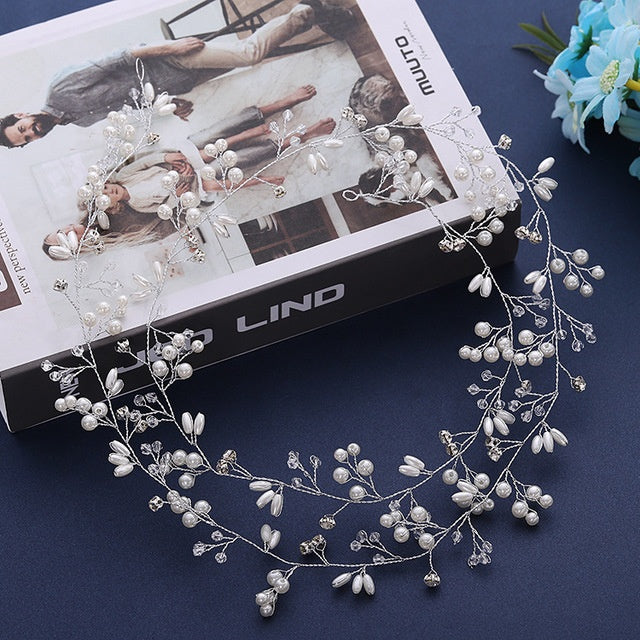 Accessoire Cheveux Mariage Perles & Cristal - Prestige Cosmetics
