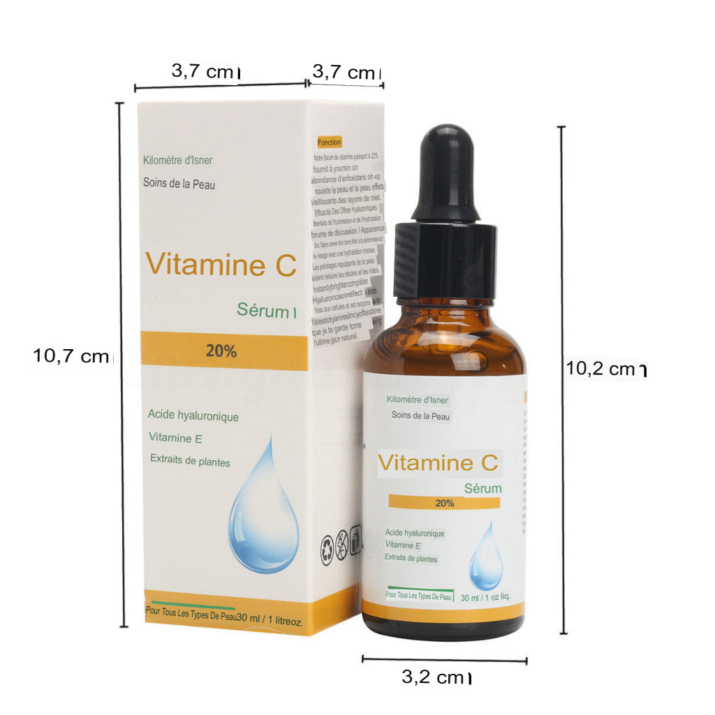 Essence Éclaircissante à la Vitamine C – Sérum Soin de la Peau