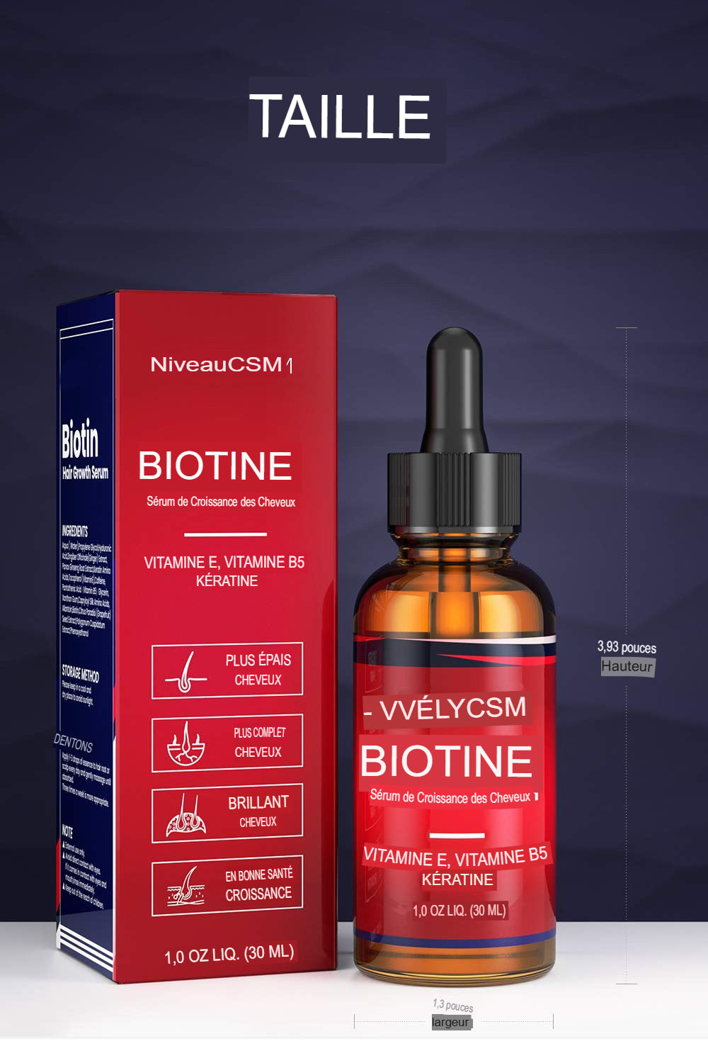 Ingwer & Biotin Anti-Haarausfall-Serum