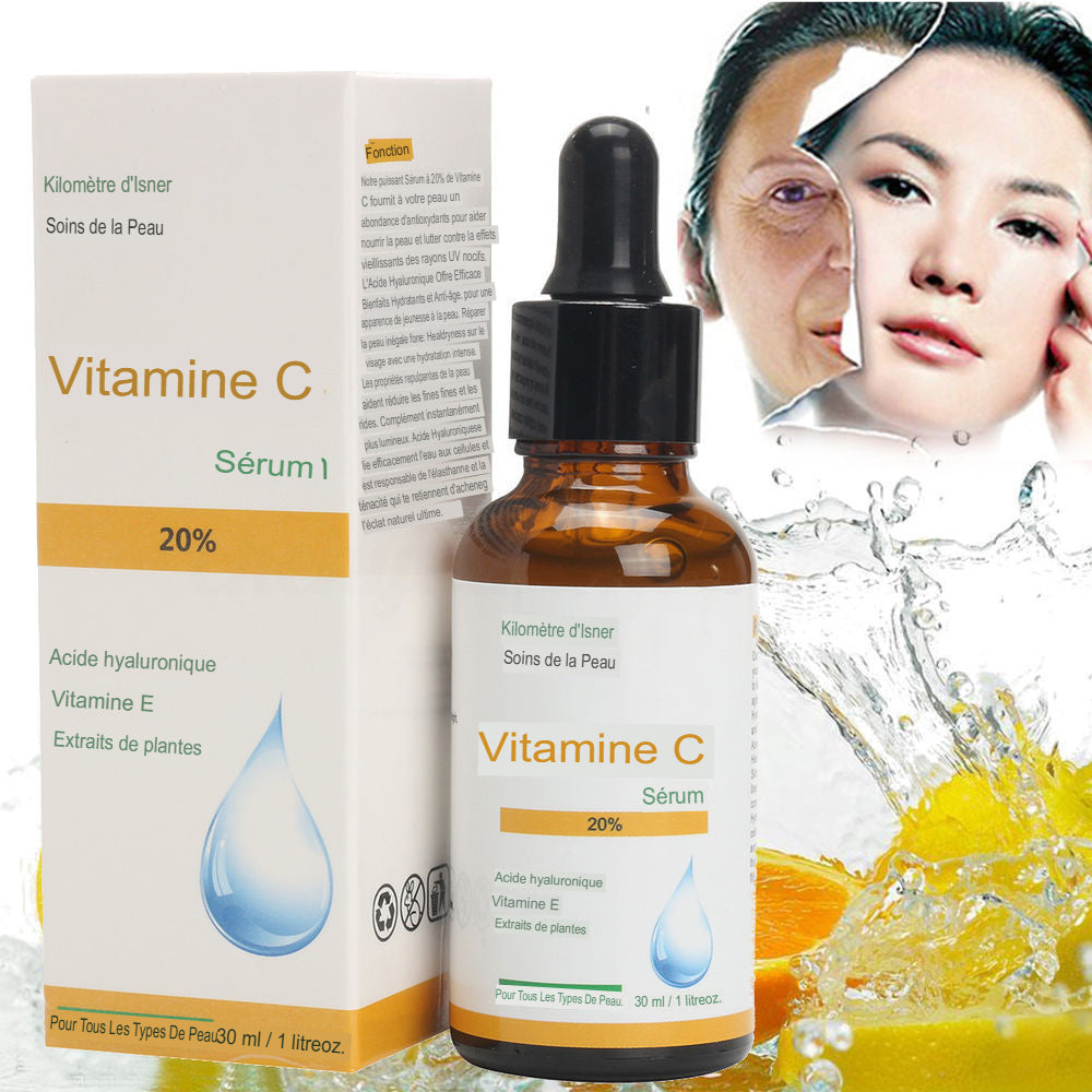 Essence Éclaircissante à la Vitamine C – Sérum Soin de la Peau
