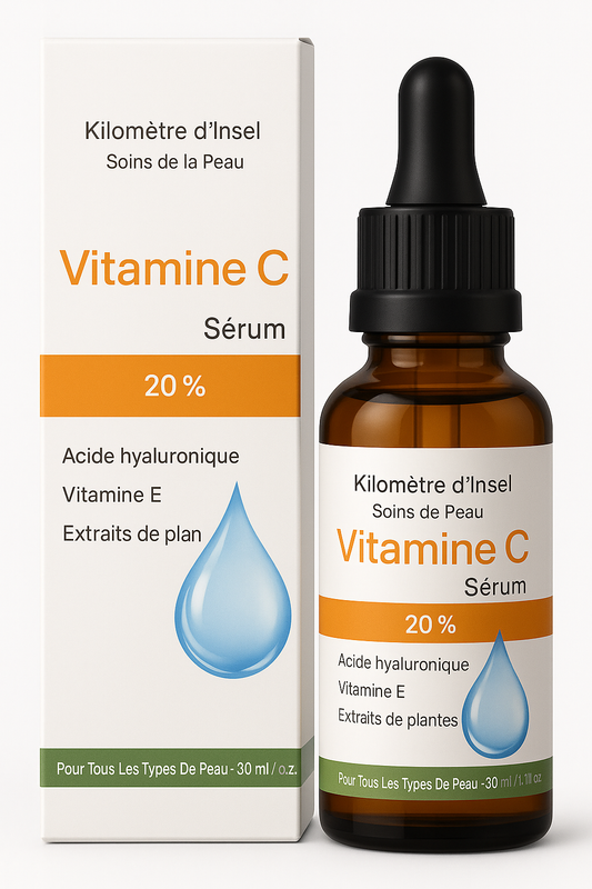 Essence Éclaircissante à la Vitamine C – Sérum Soin de la Peau